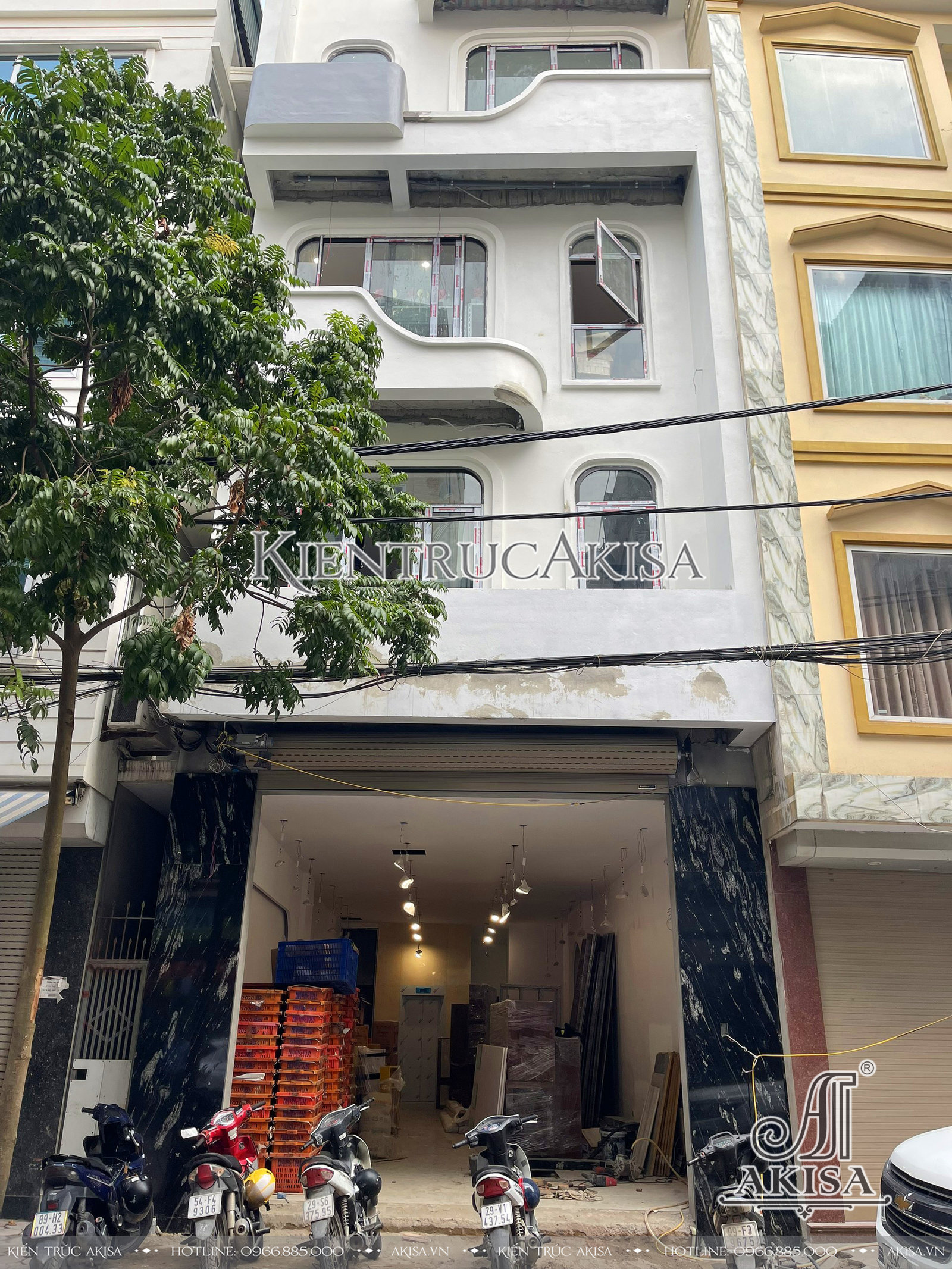 Thiết kế và thi công trọn gói nhà phố 6 tầng tại Hà Nội