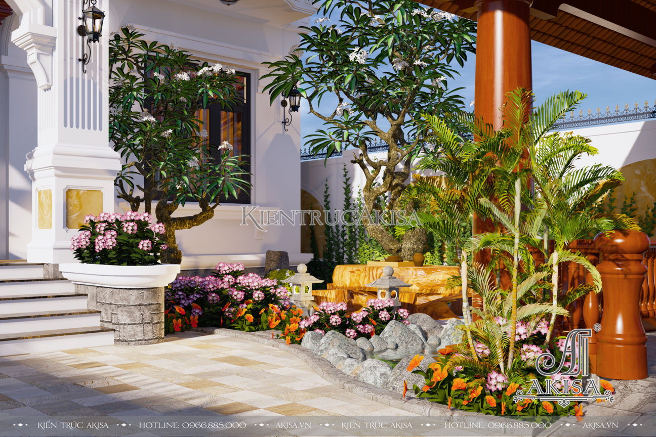 Thiết kế sân vườn biệt thự đẹp tại Vũng Tàu