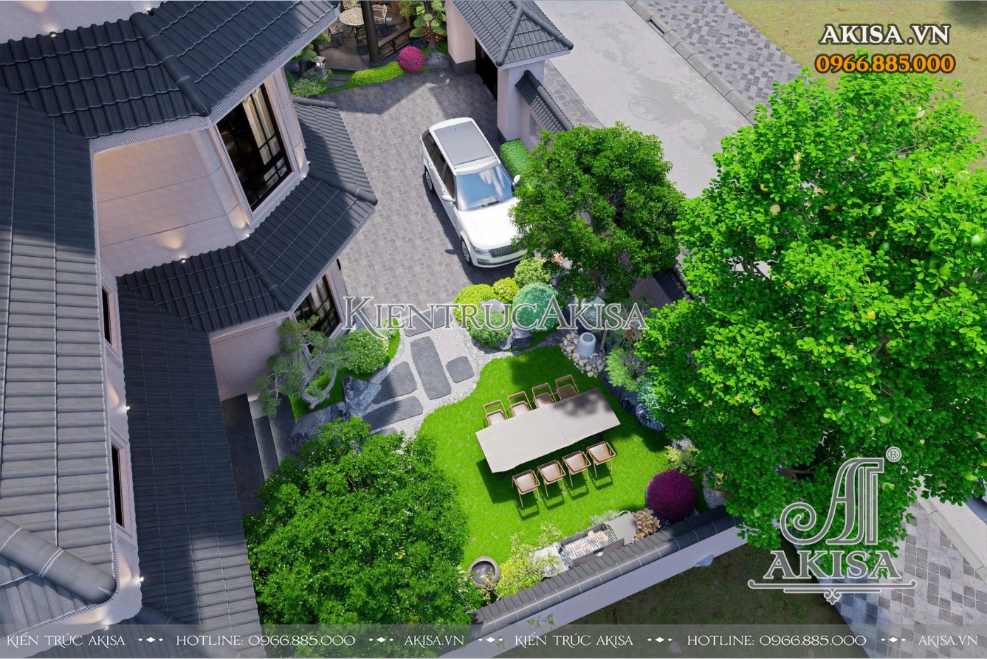 Thiết kế sân vườn kiểu Nhật 