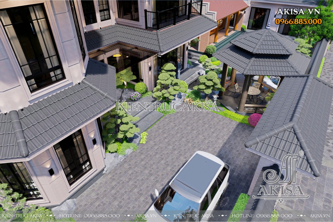 Thiết kế sân vườn kiểu Nhật 