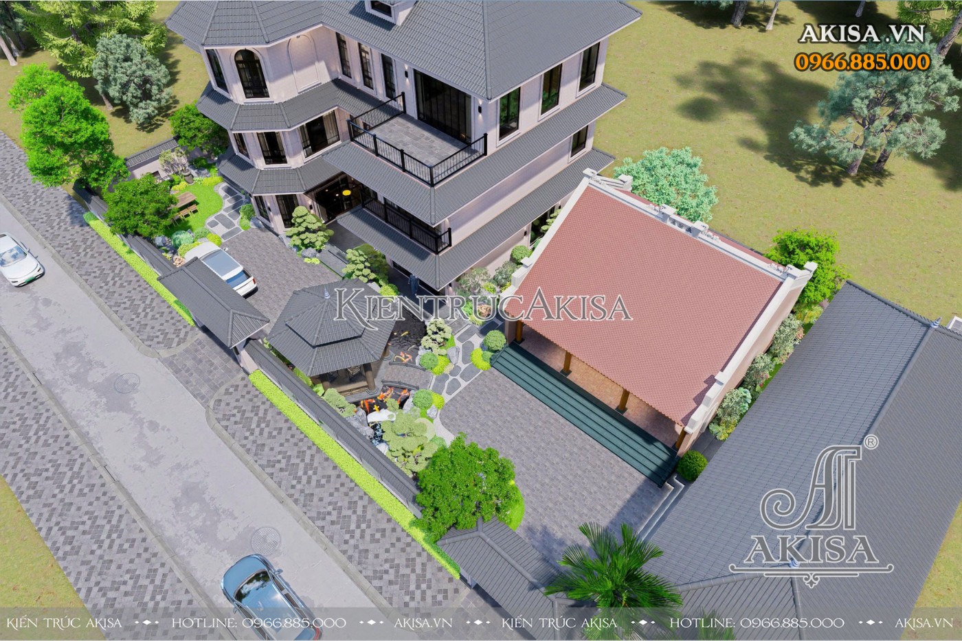Thiết kế sân vườn kiểu Nhật 