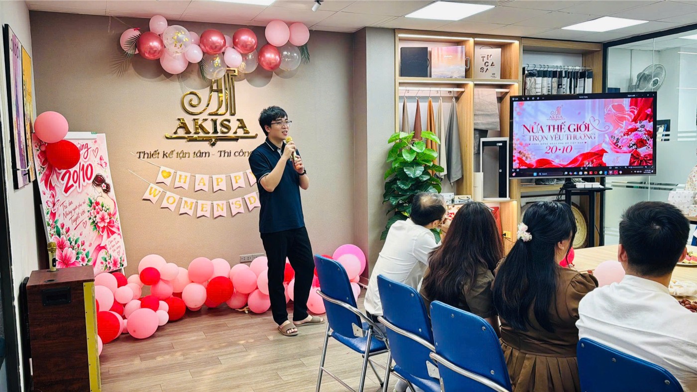 Chủ tịch Công Đoàn AKISA gửi những lời chúc tốt đẹp và sự tri ân chân thành đến toàn thể chị em phụ nữ nhân ngày 20/10