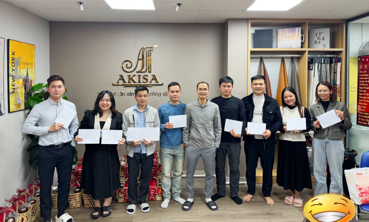AKISA TỔNG KẾT CUỐI NĂM 2025 – TRAO QUÀ VÀ THƯỞNG TẾT CHO CBNV