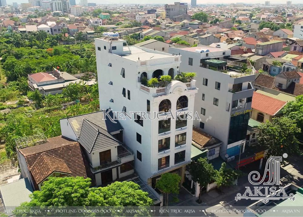 Hình ảnh hoàn thiện nhà phố kết hợp kinh doanh phong cách tân cổ điển tại Thành phố Vinh - Nghệ An