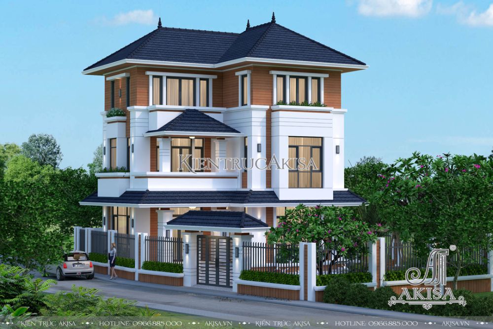 Thiết kế biệt thự mini 100m2 hiện đại đẹp tinh tế tại Ninh Bình