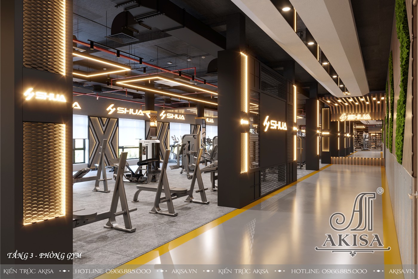 Thiết kế phòng tập Gym 