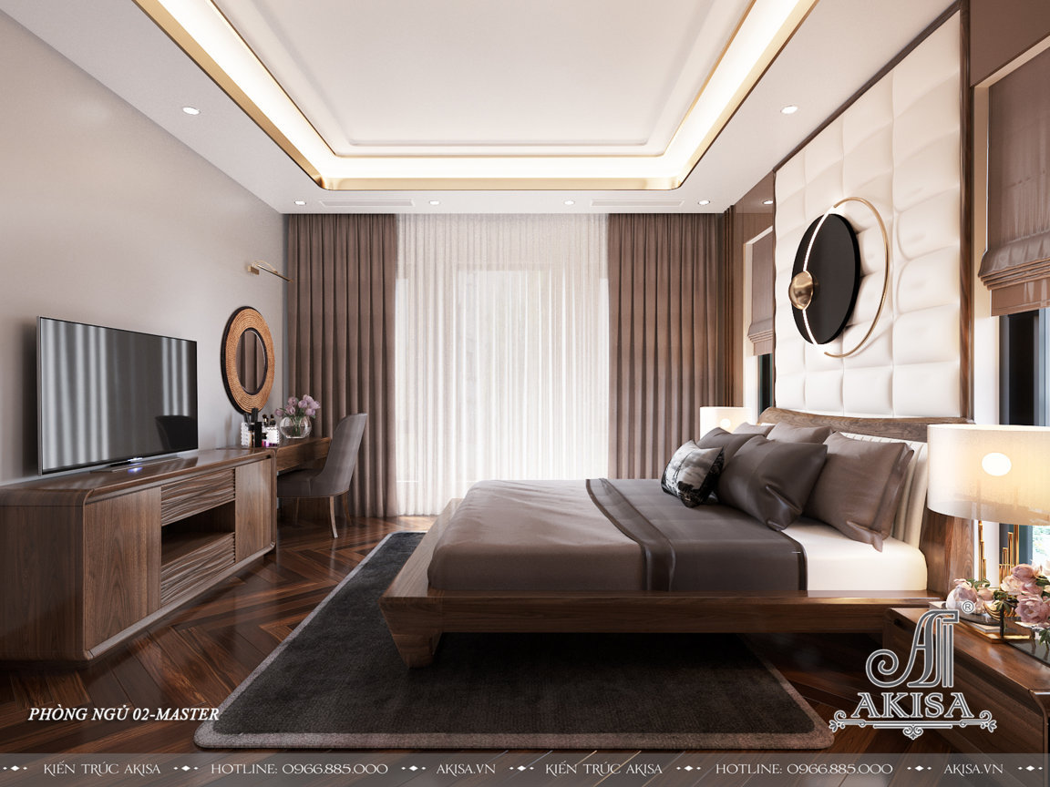 Thiết kế nội thất gỗ tự nhiên phong cách hiện đại