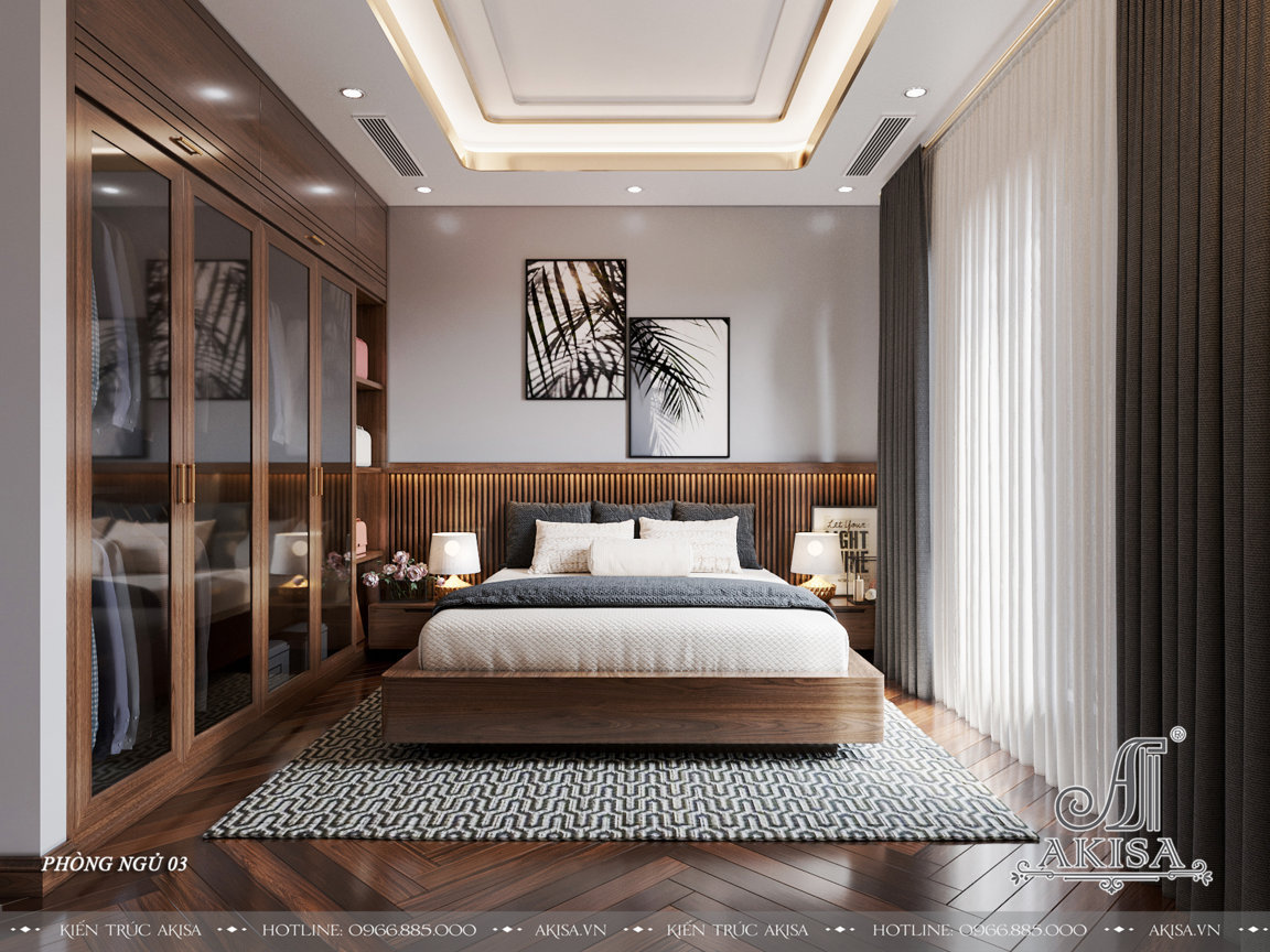 Thiết kế nội thất gỗ tự nhiên phong cách hiện đại