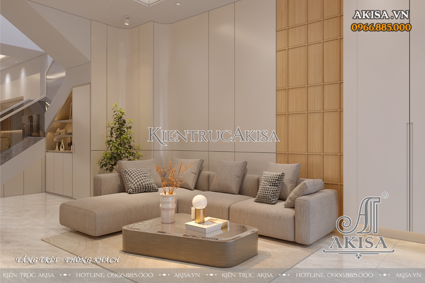 Nội thất nhà phố 3 tầng 