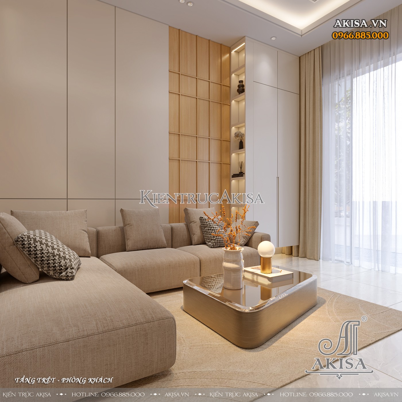 Nội thất nhà phố 3 tầng 