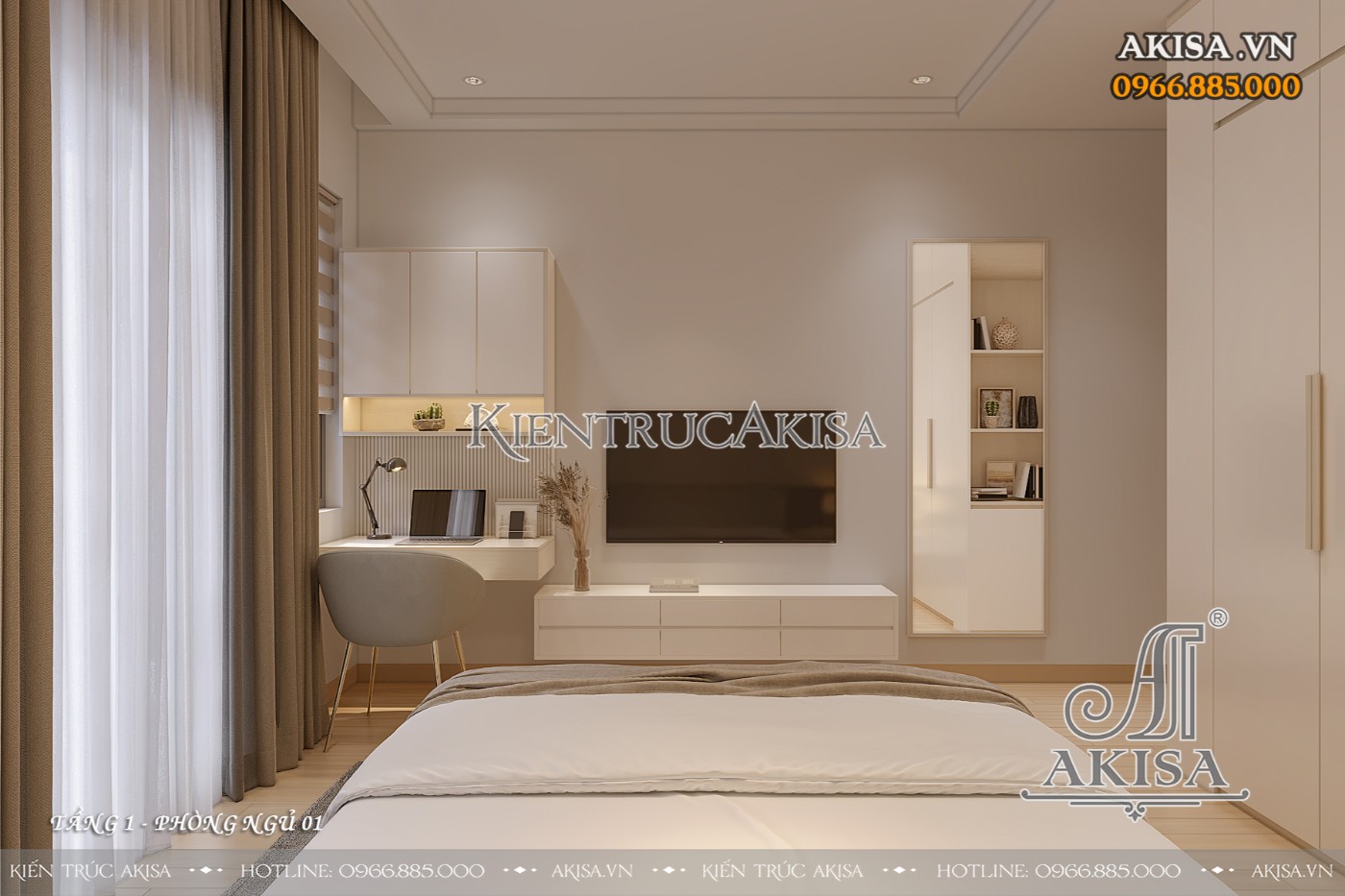 Nội thất nhà phố 3 tầng 