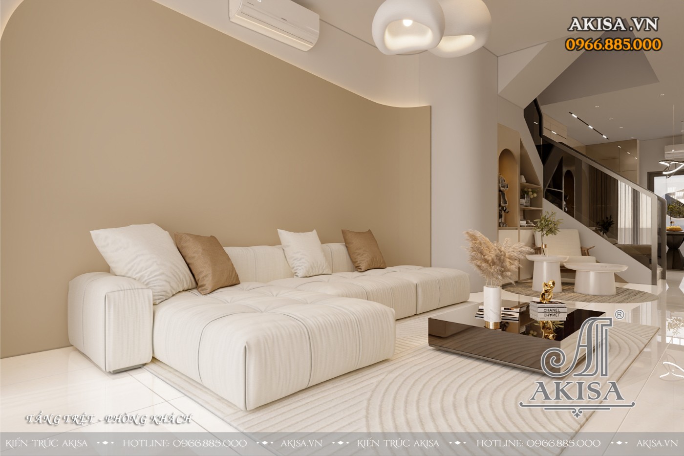 Nội thất nhà phố phong cách hiện đại 
