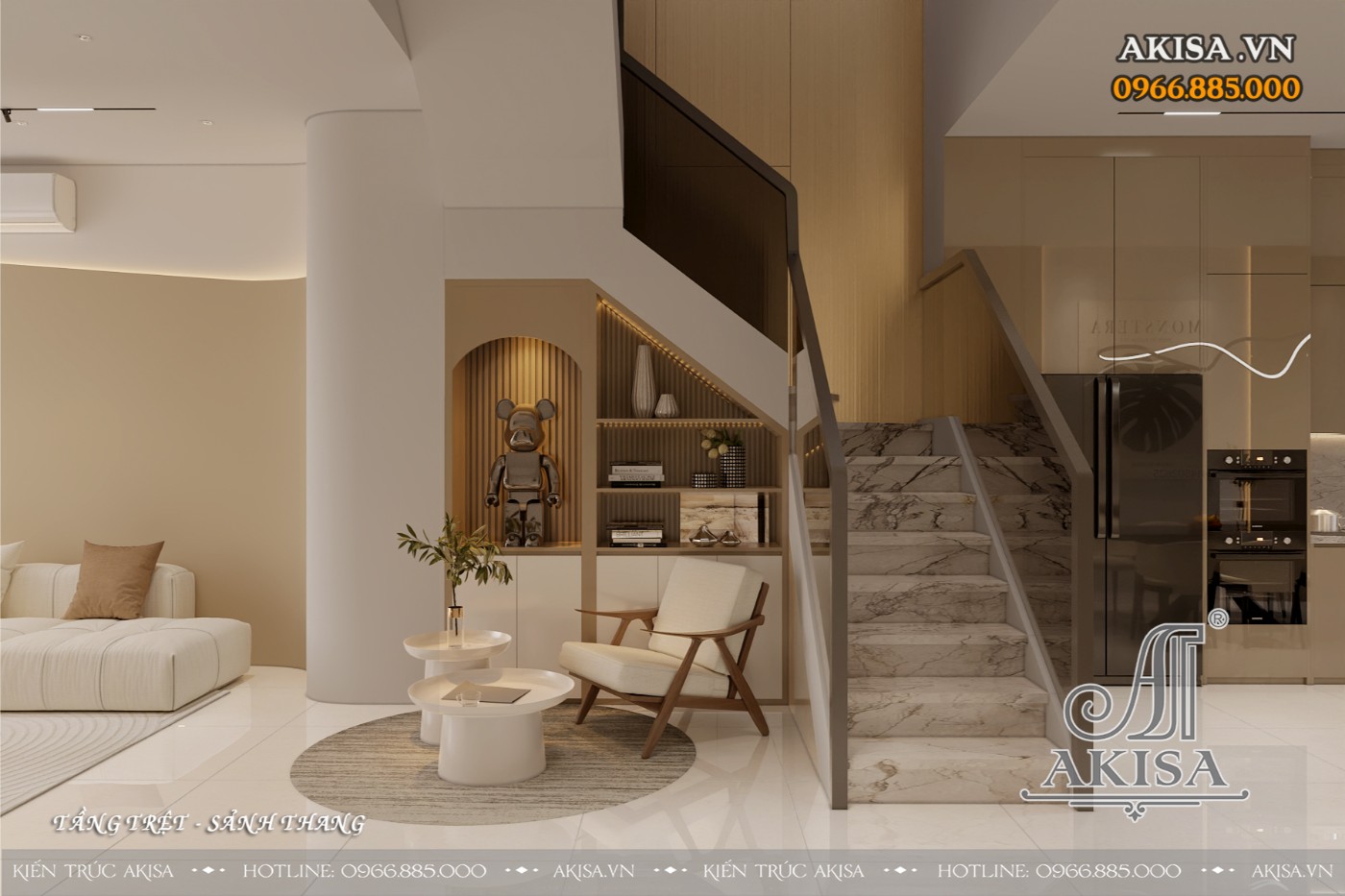 Nội thất nhà phố phong cách hiện đại 