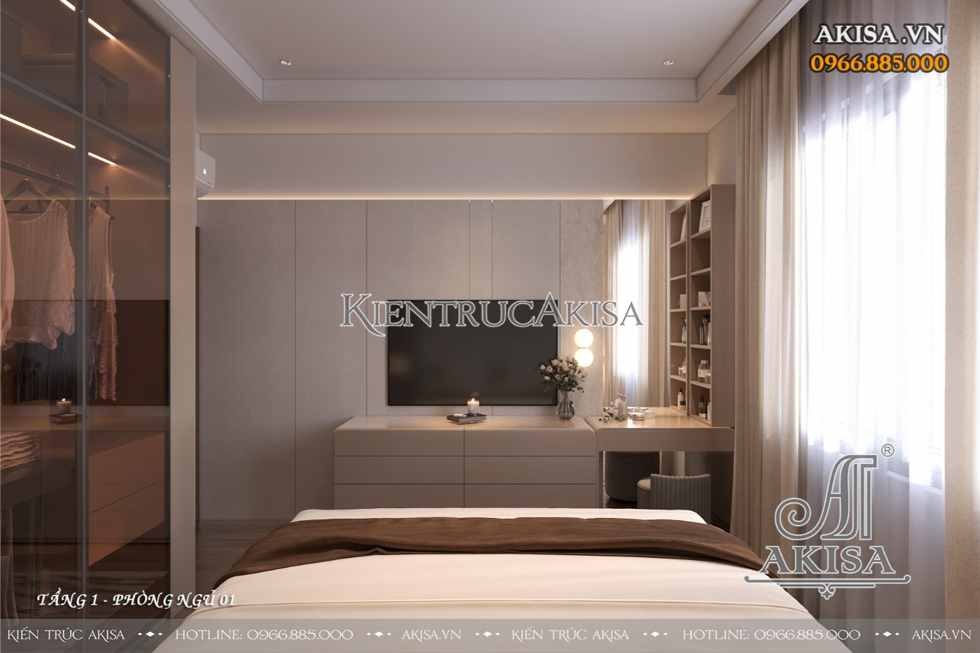 Mẫu nội thất nhà phố hiện đại đẹp