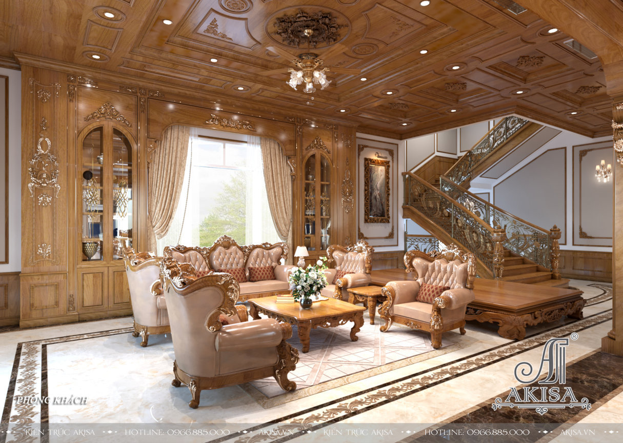 thiết kế nội thất gỗ tự nhiên đẹp