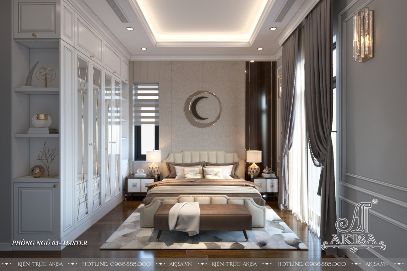 Việc thiết kế phòng ngủ cần phù hợp với nhu cầu sử dụng của mỗi thành viên trong nhà để đảm bảo công năng sử dụng