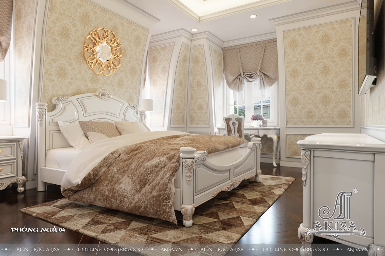 Phòng ngủ thường có diện tích vừa đủ, được trang trí phù hợp sở thích, gu thẩm mỹ của chủ nhân
