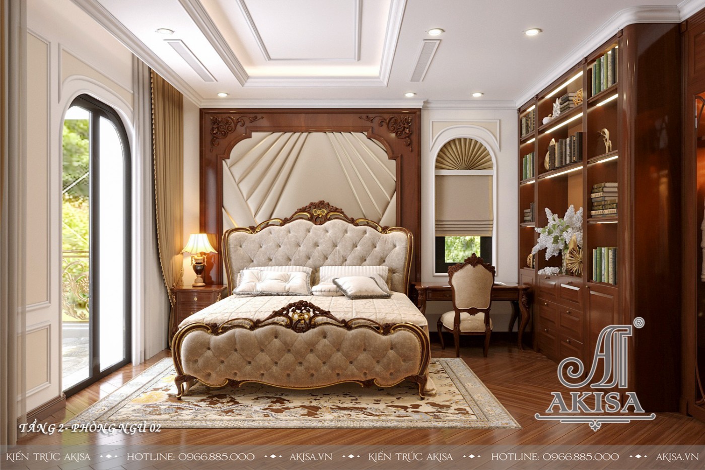 Thiết kế nội thất biệt thự đẹp - Phòng ngủ