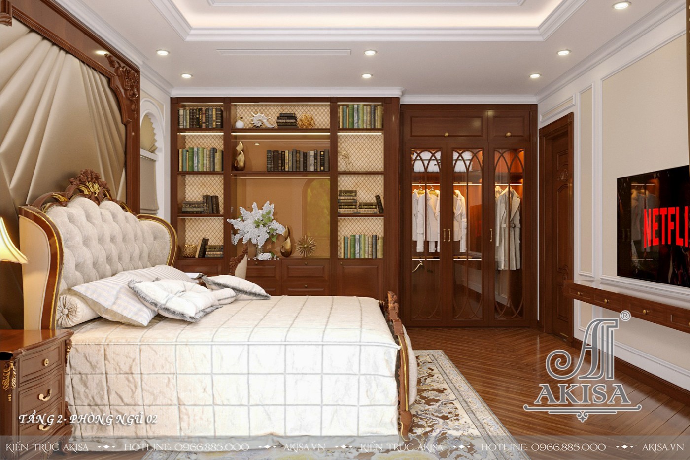 Thiết kế nội thất biệt thự đẹp - Phòng ngủ