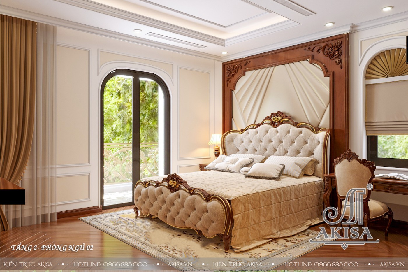 Thiết kế nội thất biệt thự đẹp - Phòng ngủ