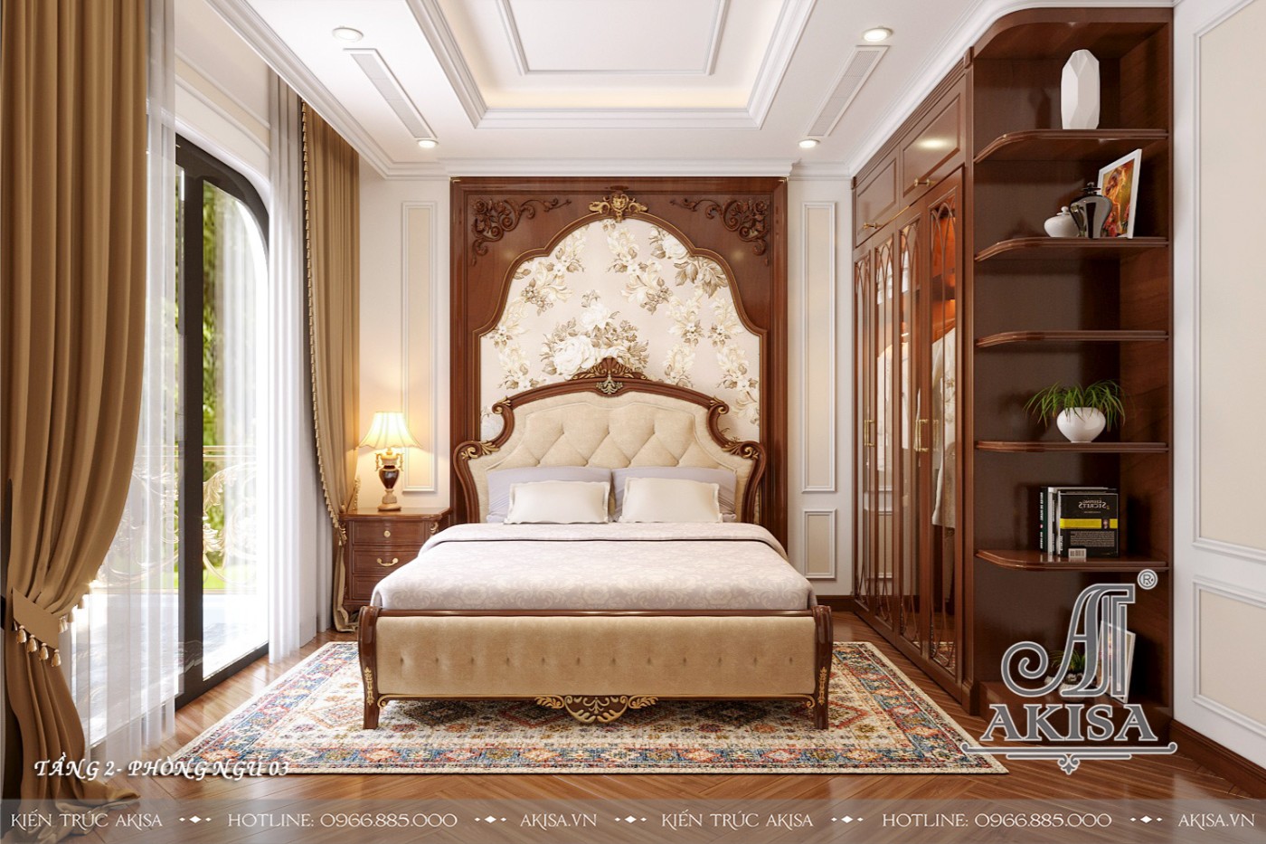 Thiết kế nội thất biệt thự đẹp - Phòng ngủ