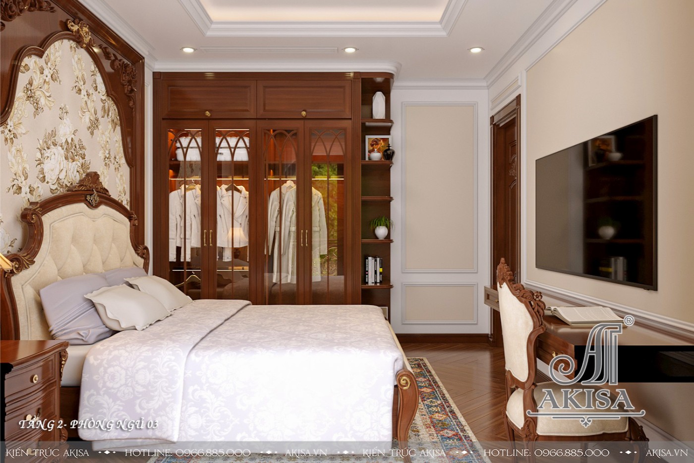 Thiết kế nội thất biệt thự đẹp - Phòng ngủ