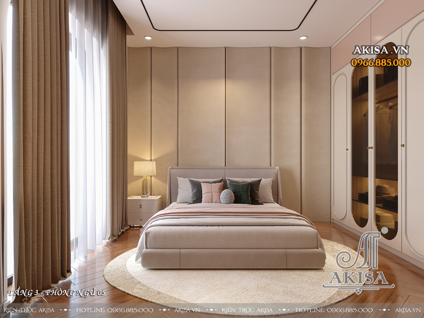 Thiết kế nội thất biệt thự đẹp - Phòng ngủ