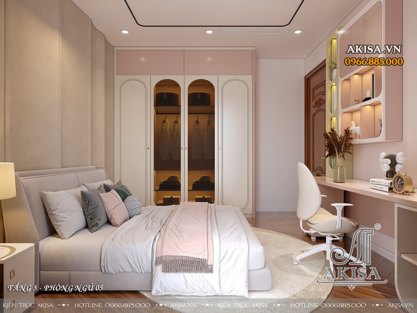 Thiết kế nội thất biệt thự đẹp - Phòng ngủ