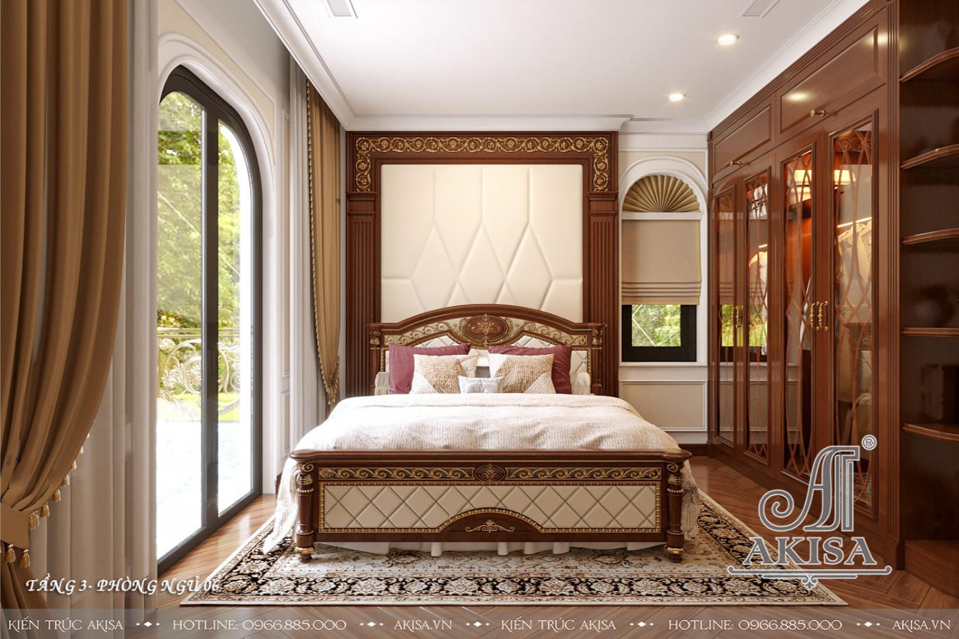 Thiết kế nội thất biệt thự đẹp - Phòng ngủ