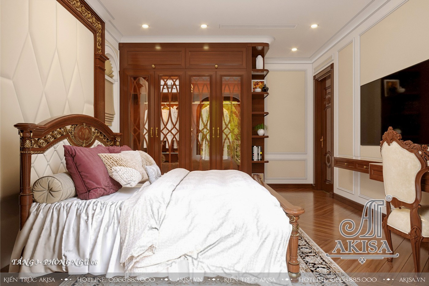 Thiết kế nội thất biệt thự đẹp - Phòng ngủ