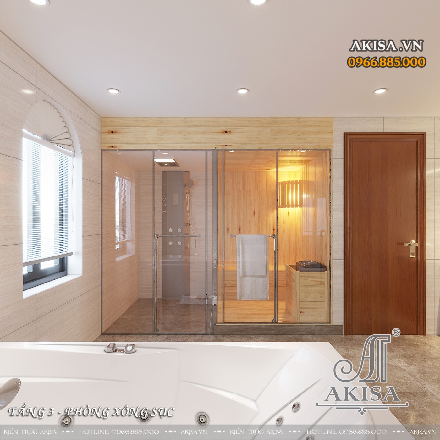 Nội thất tân cổ biệt thự 3 tầng - Phòng WC