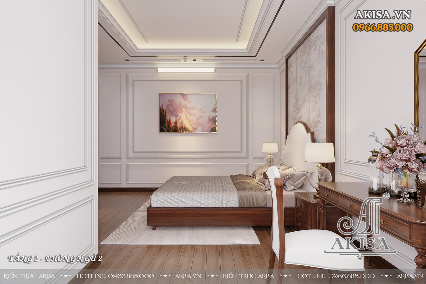Mẫu nội thất tân cổ điển - Phòng ngủ