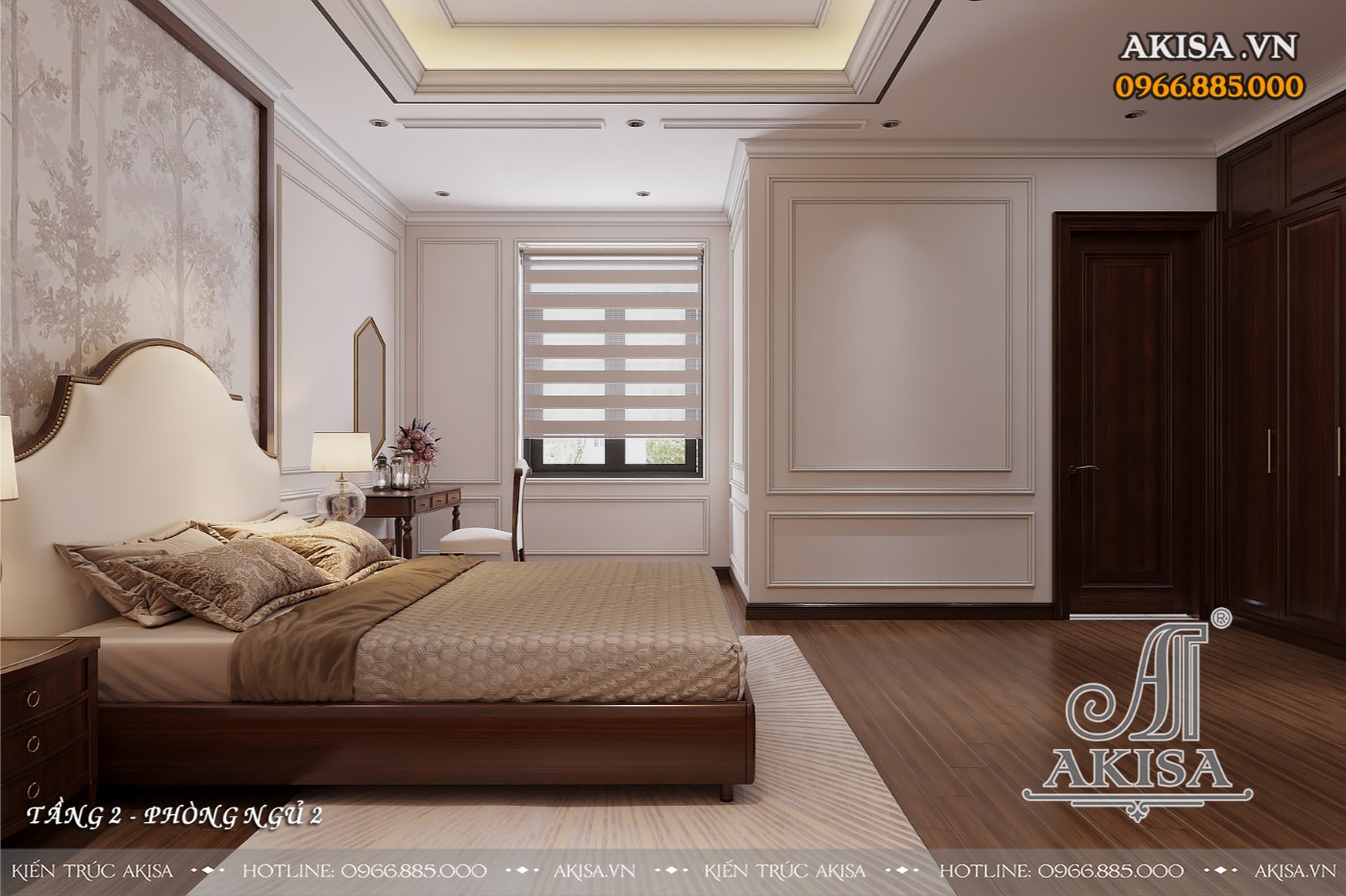 Mẫu nội thất tân cổ điển - Phòng ngủ