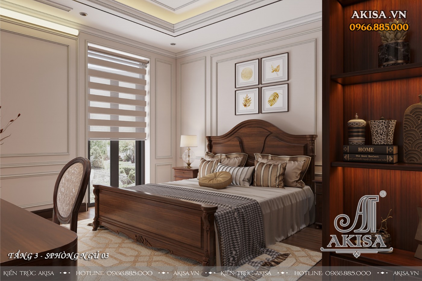 Mẫu nội thất tân cổ điển - Phòng ngủ
