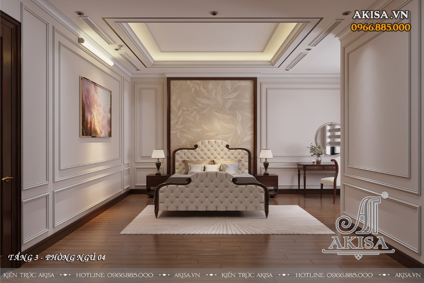 Mẫu nội thất tân cổ điển - Phòng ngủ