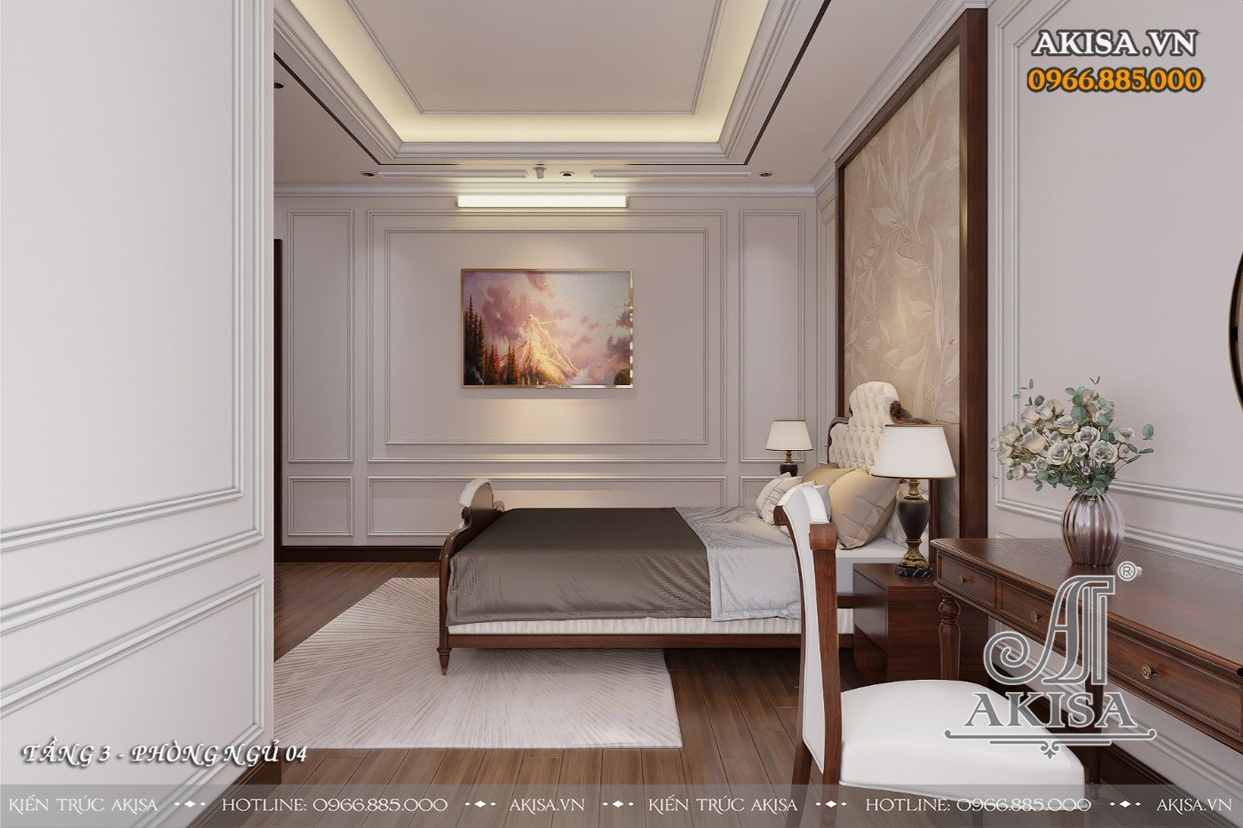 Mẫu nội thất tân cổ điển - Phòng ngủ