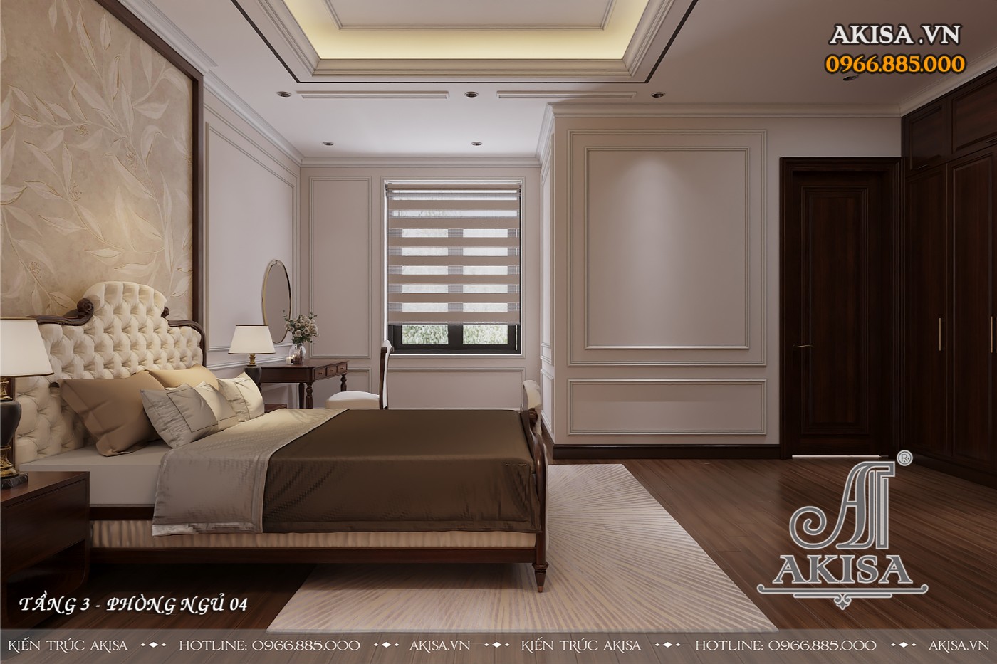 Mẫu nội thất tân cổ điển - Phòng ngủ