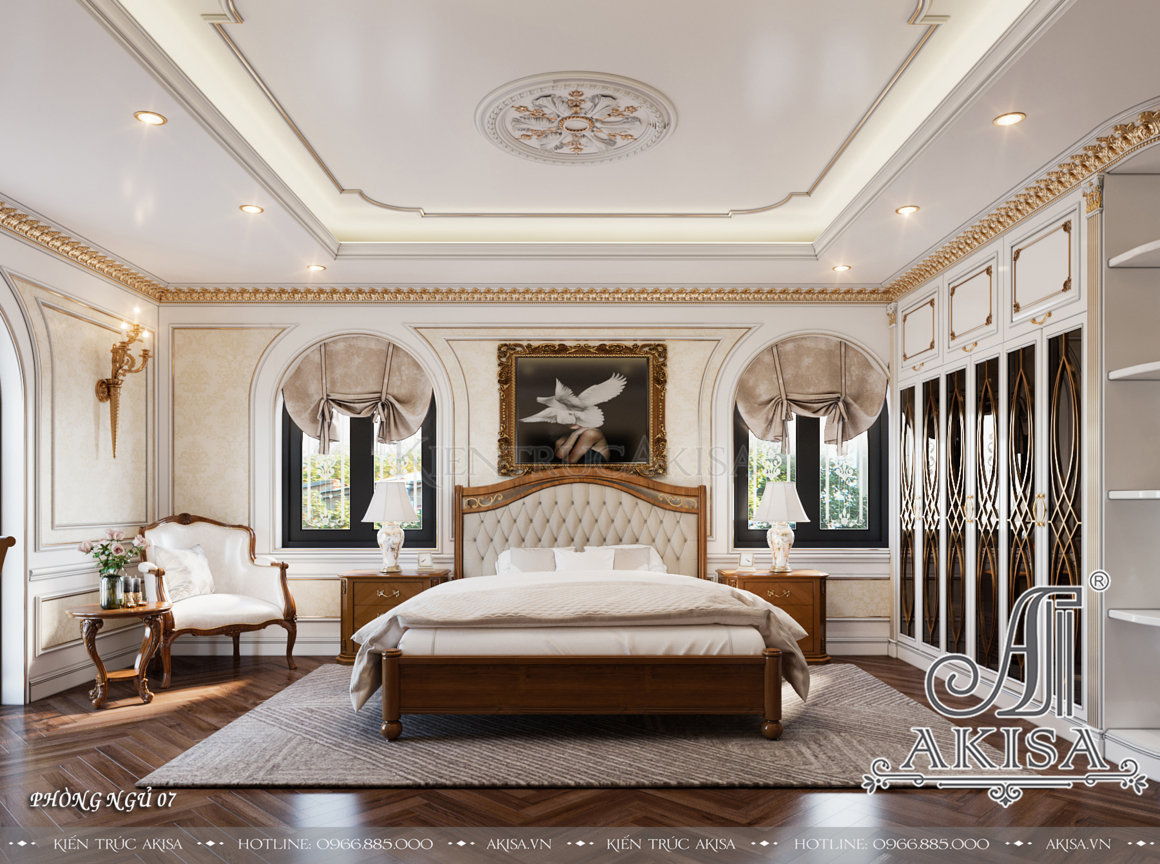 Thiết kế nội thất biệt thự phong cách cổ điển